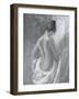 Draped Figure 1-Karen Wallis-Framed Art Print