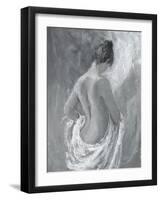 Draped Figure 1-Karen Wallis-Framed Art Print