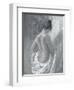 Draped Figure 1-Karen Wallis-Framed Art Print