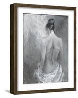 Draped Figure 2-Karen Wallis-Framed Art Print