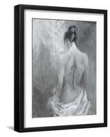 Draped Figure 2-Karen Wallis-Framed Art Print