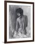 Draped Figure II-Ethan Harper-Framed Art Print