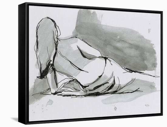 Draped Nude I-Ethan Harper-Framed Stretched Canvas