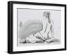 Draped Nude IV-Ethan Harper-Framed Art Print