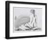 Draped Nude IV-Ethan Harper-Framed Art Print
