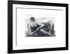 Draped Reclining Figure in a Landscape, c1973/77-Henry Spencer Moore-Framed Premium Giclee Print