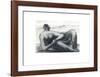 Draped Reclining Figure in a Landscape, c1973/77-Henry Spencer Moore-Framed Premium Giclee Print