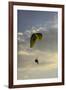 Draper, Utah. Tandem double para-glider jumpers-Jolly Sienda-Framed Photographic Print