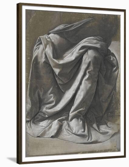 Draperie pour une figure assise-Leonardo da Vinci-Framed Premium Giclee Print