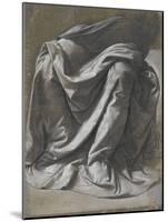 Draperie pour une figure assise-Leonardo da Vinci-Mounted Giclee Print