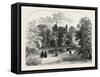 Drapers' Hall Garden 1860, London-null-Framed Stretched Canvas
