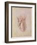 Drapery Study-Leonardo da Vinci-Framed Giclee Print