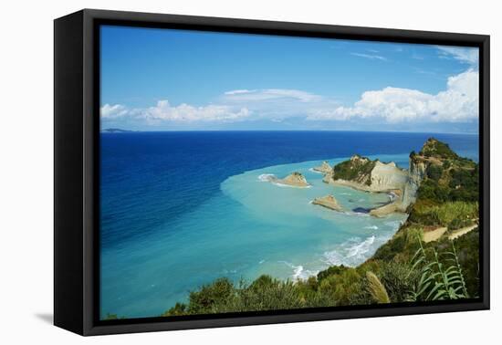 Drastis Cape Near Sidari Village. Corfu, Ionian Islands, Greek Islands, Greece, Europe-Tuul-Framed Stretched Canvas