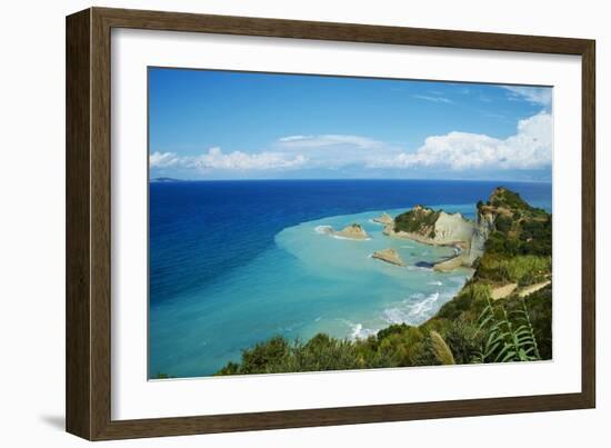 Drastis Cape Near Sidari Village. Corfu, Ionian Islands, Greek Islands, Greece, Europe-Tuul-Framed Photographic Print