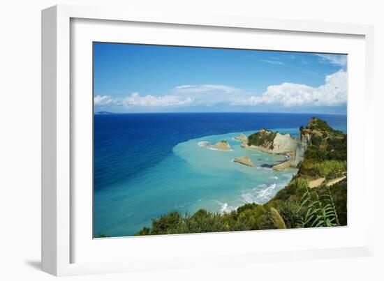 Drastis Cape Near Sidari Village. Corfu, Ionian Islands, Greek Islands, Greece, Europe-Tuul-Framed Photographic Print