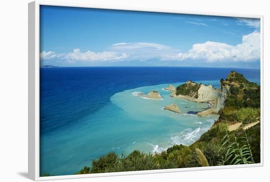 Drastis Cape Near Sidari Village. Corfu, Ionian Islands, Greek Islands, Greece, Europe-Tuul-Framed Photographic Print