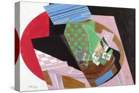 Draughtboard and Playing Cards-Juan Gris-Stretched Canvas