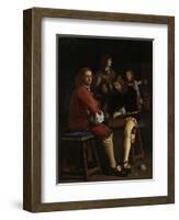 Draughts Players, Checkers-Michael Sweerts-Framed Art Print