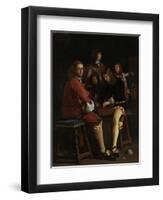 Draughts Players, Checkers-Michael Sweerts-Framed Art Print