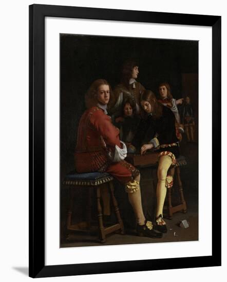 Draughts Players, Checkers-Michael Sweerts-Framed Art Print