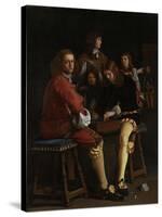 Draughts Players, Checkers-Michael Sweerts-Stretched Canvas