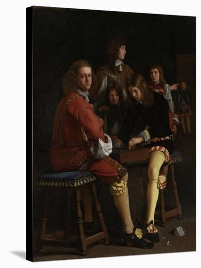 Draughts Players, Checkers-Michael Sweerts-Stretched Canvas