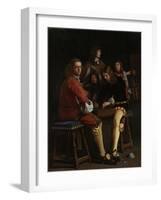 Draughts Players, Checkers-Michael Sweerts-Framed Art Print