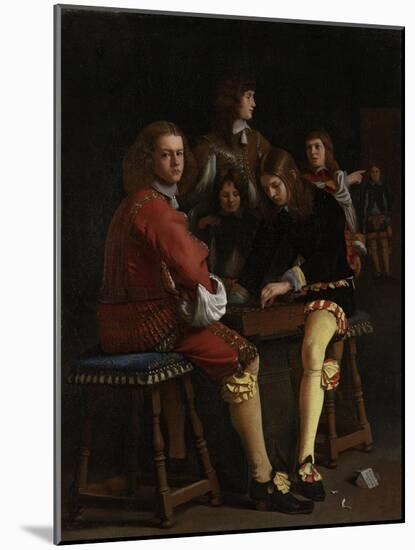 Draughts Players, Checkers-Michael Sweerts-Mounted Art Print
