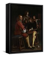 Draughts Players, Checkers-Michael Sweerts-Framed Stretched Canvas
