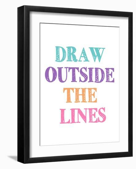 Draw 1-Kimberly Allen-Framed Art Print