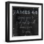 Draw Near-Jace Grey-Framed Art Print