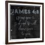 Draw Near-Jace Grey-Framed Art Print