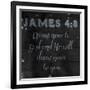 Draw Near-Jace Grey-Framed Art Print