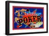 Draw Poker-null-Framed Giclee Print