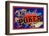 Draw Poker-null-Framed Giclee Print