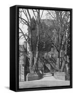 Drawbridge, Cawdor Castle, Scotland, 1924-1926-Valentine & Sons-Framed Stretched Canvas