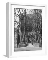 Drawbridge, Cawdor Castle, Scotland, 1924-1926-Valentine & Sons-Framed Giclee Print