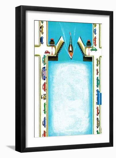 Drawbridge - Jack & Jill-Betsy Bates-Framed Giclee Print