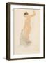 Drawing, 1911 (Coloured Collotype)-Auguste Rodin-Framed Giclee Print