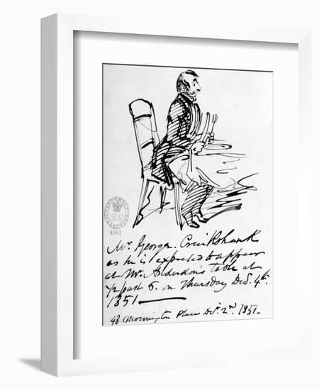 Drawing, 19th Century-George Cruikshank-Framed Giclee Print