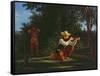 Drawing a Bead on a Woodchuck-William M Davis-Framed Stretched Canvas