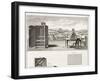 Drawing Aids: a Basic Wooden Camera Obscura and a Portable Obscura, Plate IV from the Encyclopedia-null-Framed Giclee Print