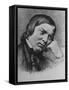 Drawing by Bendemann Dated 1859 of German Composer Robert Schumann-null-Framed Stretched Canvas