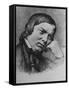 Drawing by Bendemann Dated 1859 of German Composer Robert Schumann-null-Framed Stretched Canvas