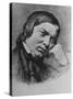 Drawing by Bendemann Dated 1859 of German Composer Robert Schumann-null-Stretched Canvas