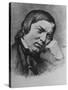 Drawing by Bendemann Dated 1859 of German Composer Robert Schumann-null-Stretched Canvas