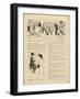 Drawing by Marcel Duchamp in 'Le Rire', 29 October 1910-null-Framed Giclee Print