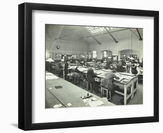 Drawing Class, University College, London, 1912-null-Framed Photographic Print