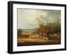 Drawing Cover-Huntsmen and Hounds in an Extensive Wooded Landscape, 1807-Samuel Henry Alken-Framed Giclee Print