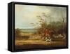 Drawing Cover-Huntsmen and Hounds in an Extensive Wooded Landscape, 1807-Samuel Henry Alken-Framed Stretched Canvas